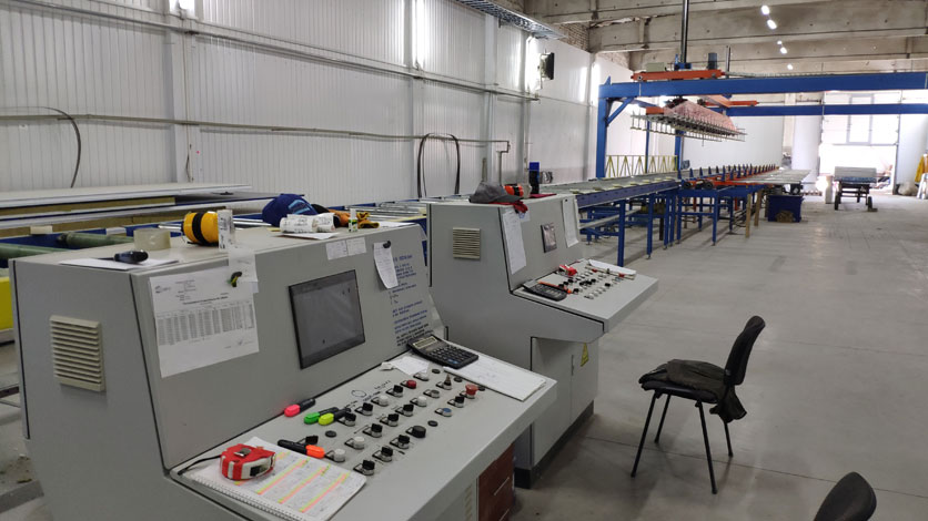 PU & Rockwool Sandwich Panel Line In Ukraine